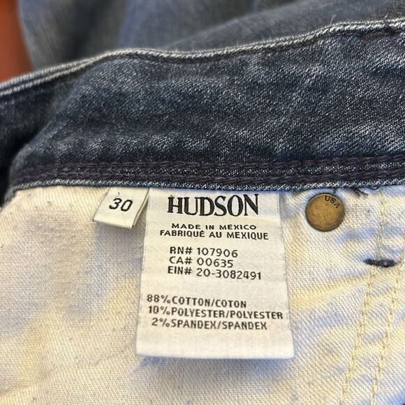 Hudson distressed denim ankle jeans Size 30 EUC - Picture 11 of 12